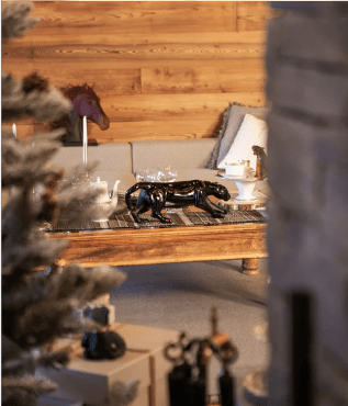 Magnum Black Panther Crystal Sculpture Daum - Crystal House