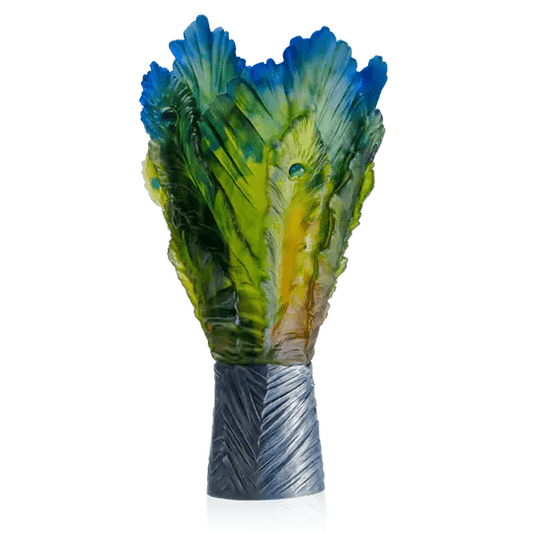 Magnum Vase - Fleur de Paon Exotique Daum