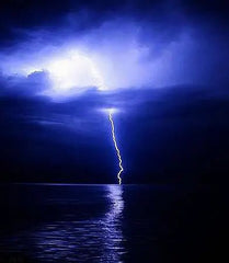 Midnight Tempest Athena Vase - 1740 Monarch Custom Glass