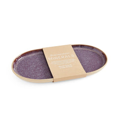 Minerals Medium Oval Platter, Amethyst Portmeirion