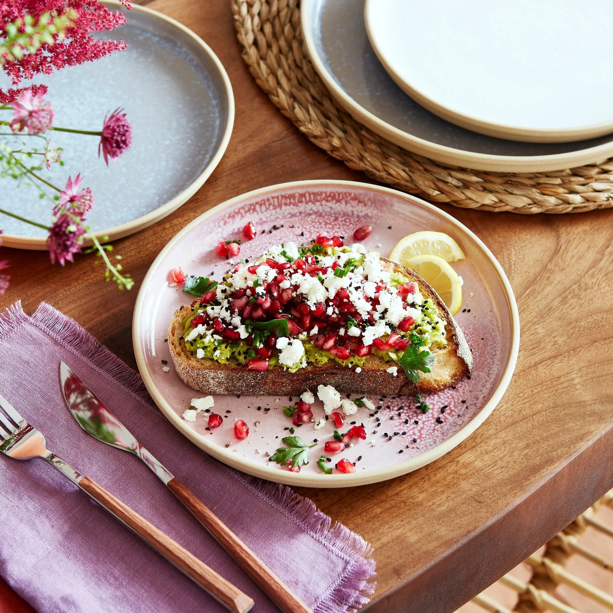 Minerals Salad Plate, Rose Quartz Portmeirion