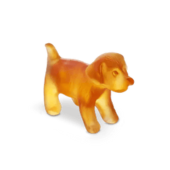 Mini Standing Puppy in Amber Daum