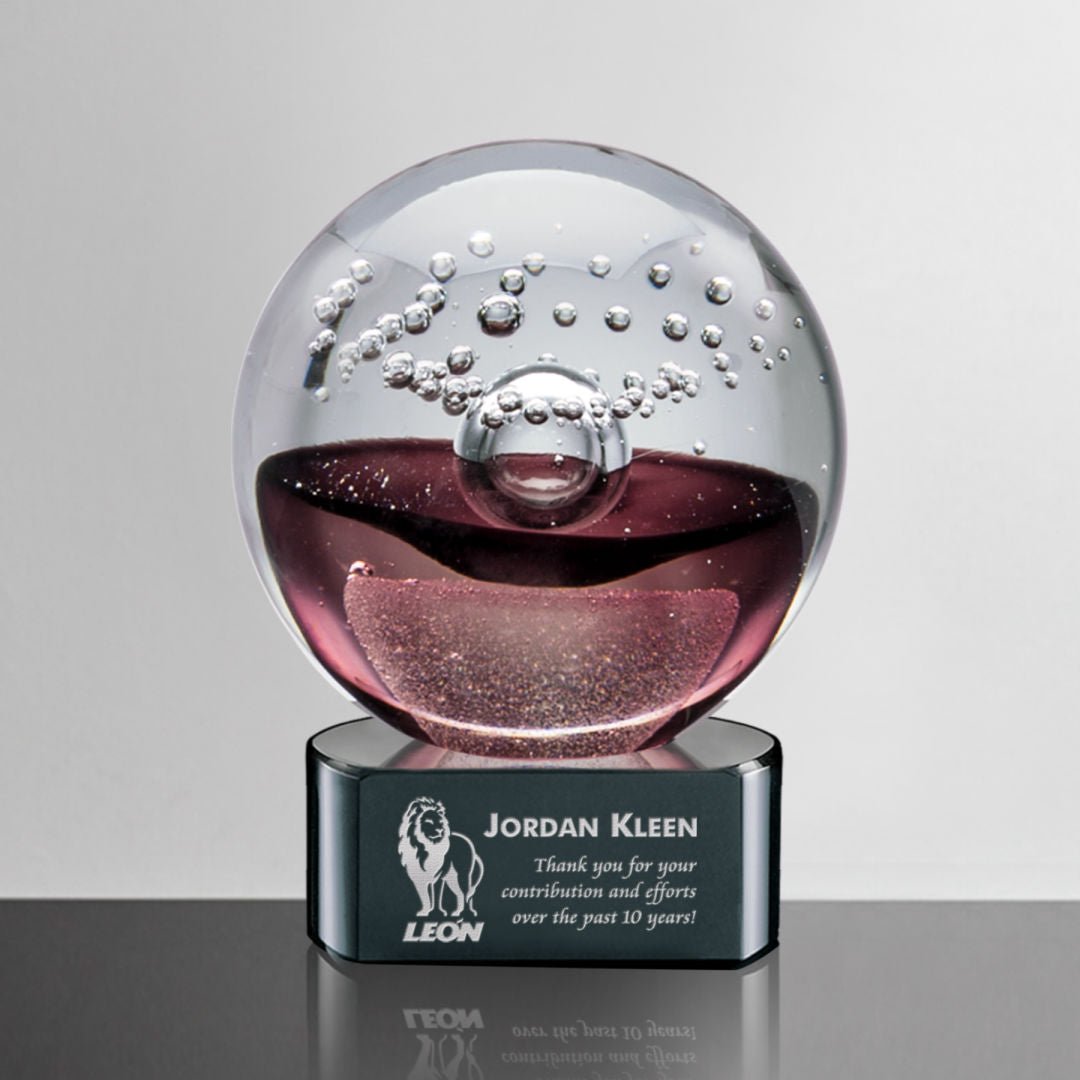 Monte Carlo Crystal Award– Luxury Corporate Trophy crystal edge - Crystal House