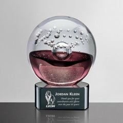 Monte Carlo Crystal Award– Luxury Corporate Trophy crystal edge - Crystal House