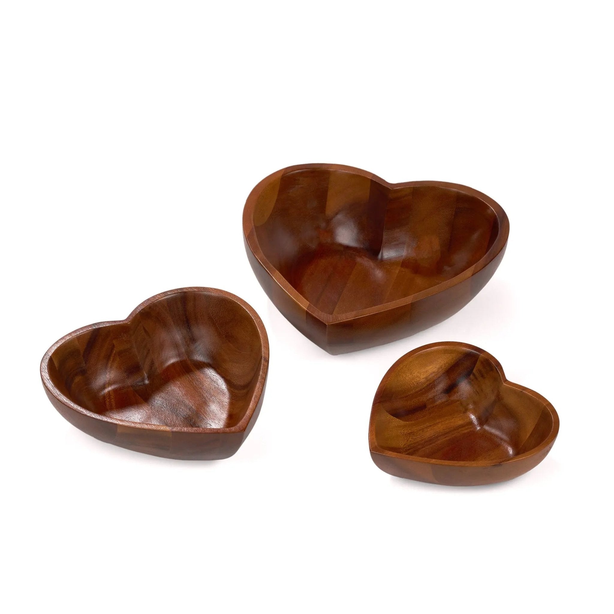 Nambe Entertaining Eat your heart out Set of 3 Nesting Bowls Nambé