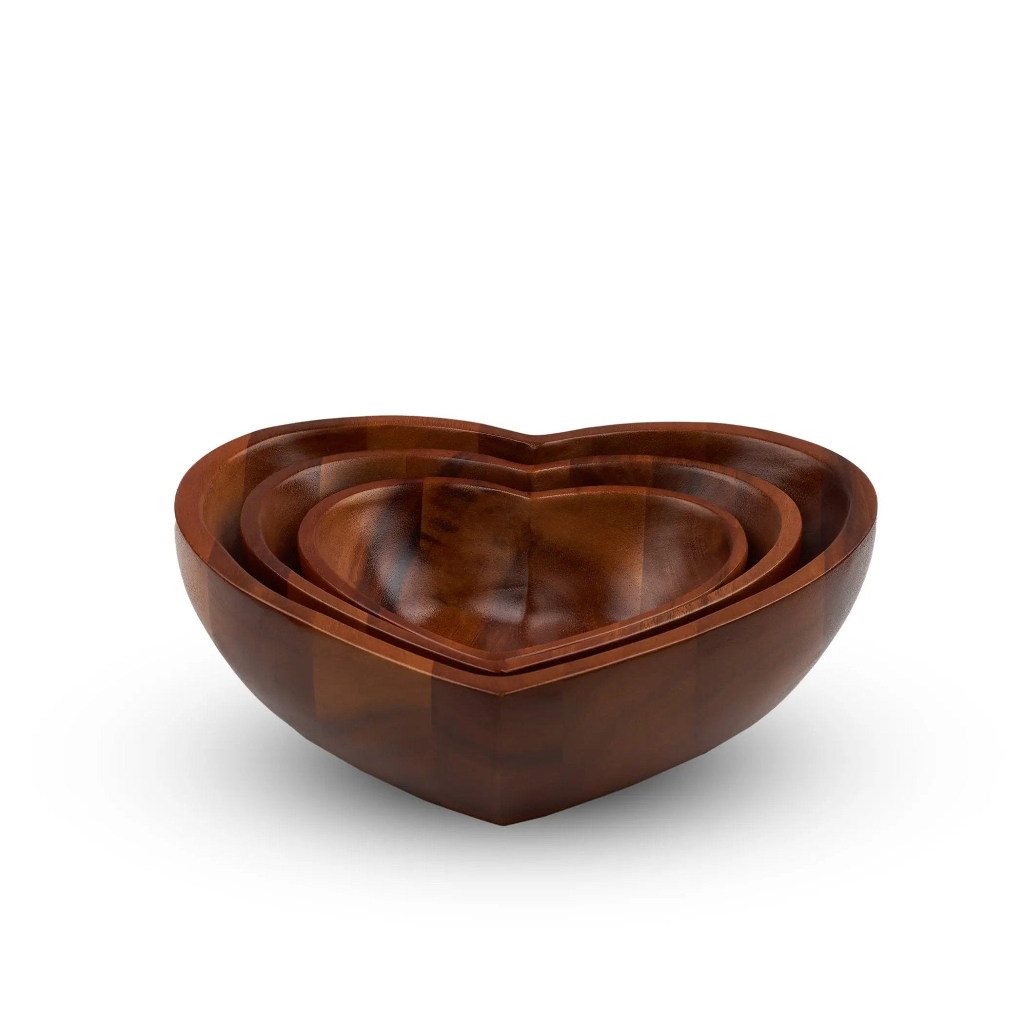 Nambe Entertaining Eat your heart out Set of 3 Nesting Bowls Nambé
