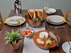 Nambe Entertaining Harmony 3-Piece Salad Set Nambé