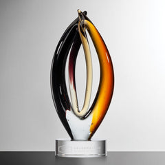 Napoli Crystal Award – Luxury Executive Trophy crystal edge - Crystal House