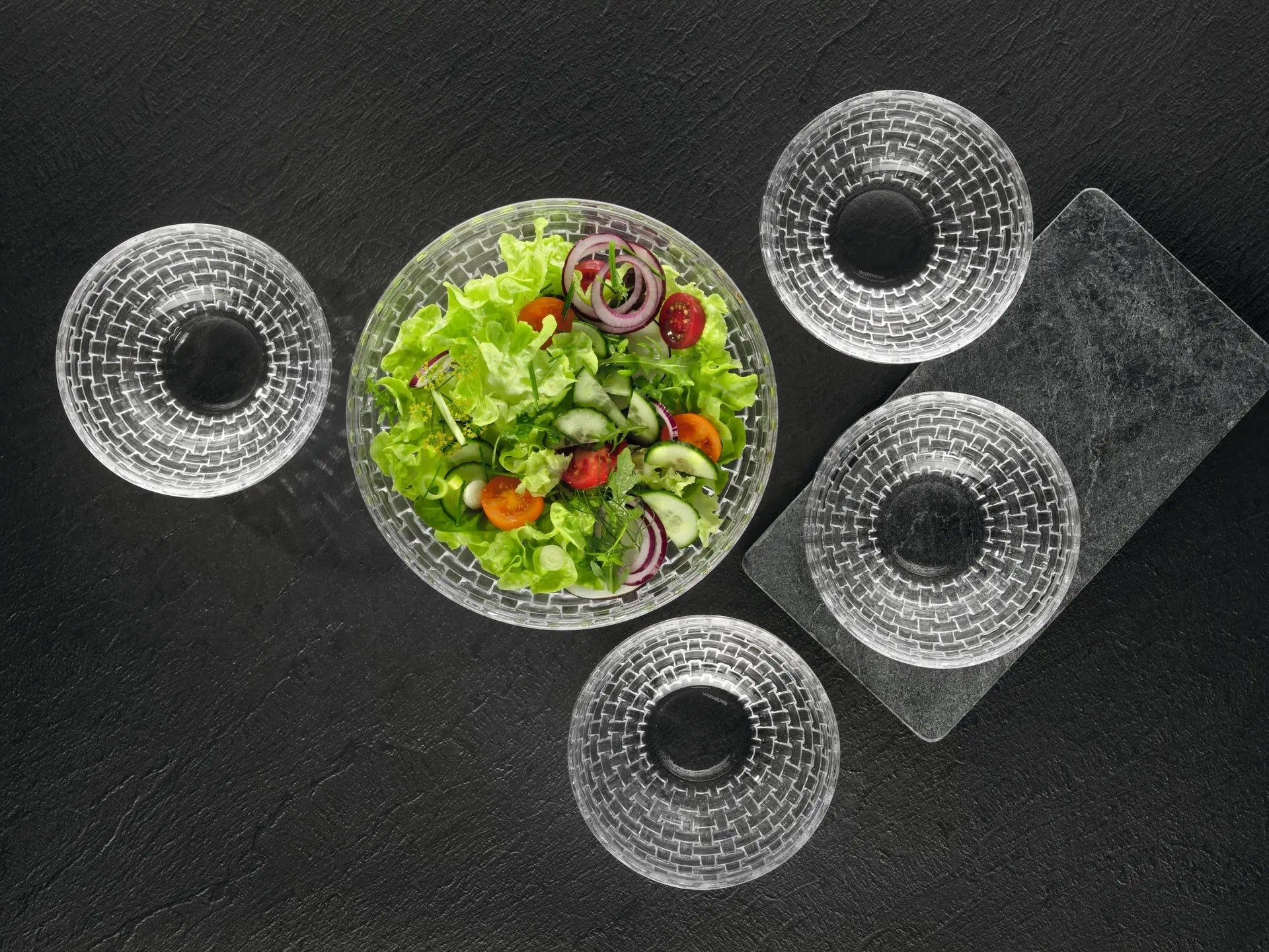 Natchmann - Bossa Nova Dip Bowl Round Set/4 3.9 In Nachtmann