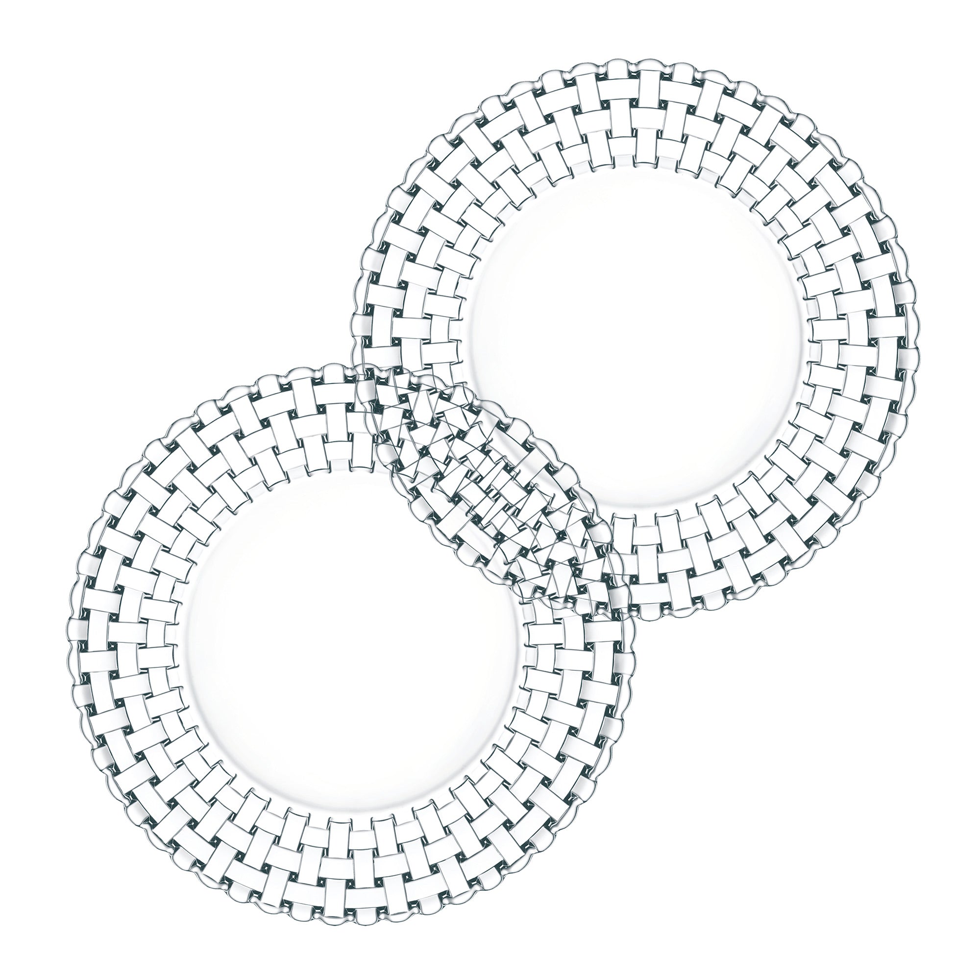 Natchmann - Bossa Nova Large Plates Set of 2 Nachtmann - Crystal House