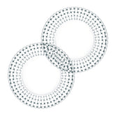 Natchmann - Bossa Nova Large Plates Set of 2 Nachtmann - Crystal House