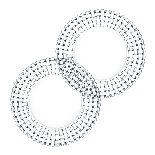 Natchmann - Bossa Nova Large Plates Set of 2 Nachtmann - Crystal House