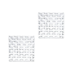Natchmann - Bossa Nova Square Plates Set of 2 Nachtmann - Crystal House