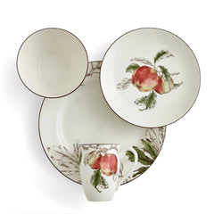 Nature's Bounty Dinnerware 4 pc Place Setting (Apple) Portmeirion - Crystal House