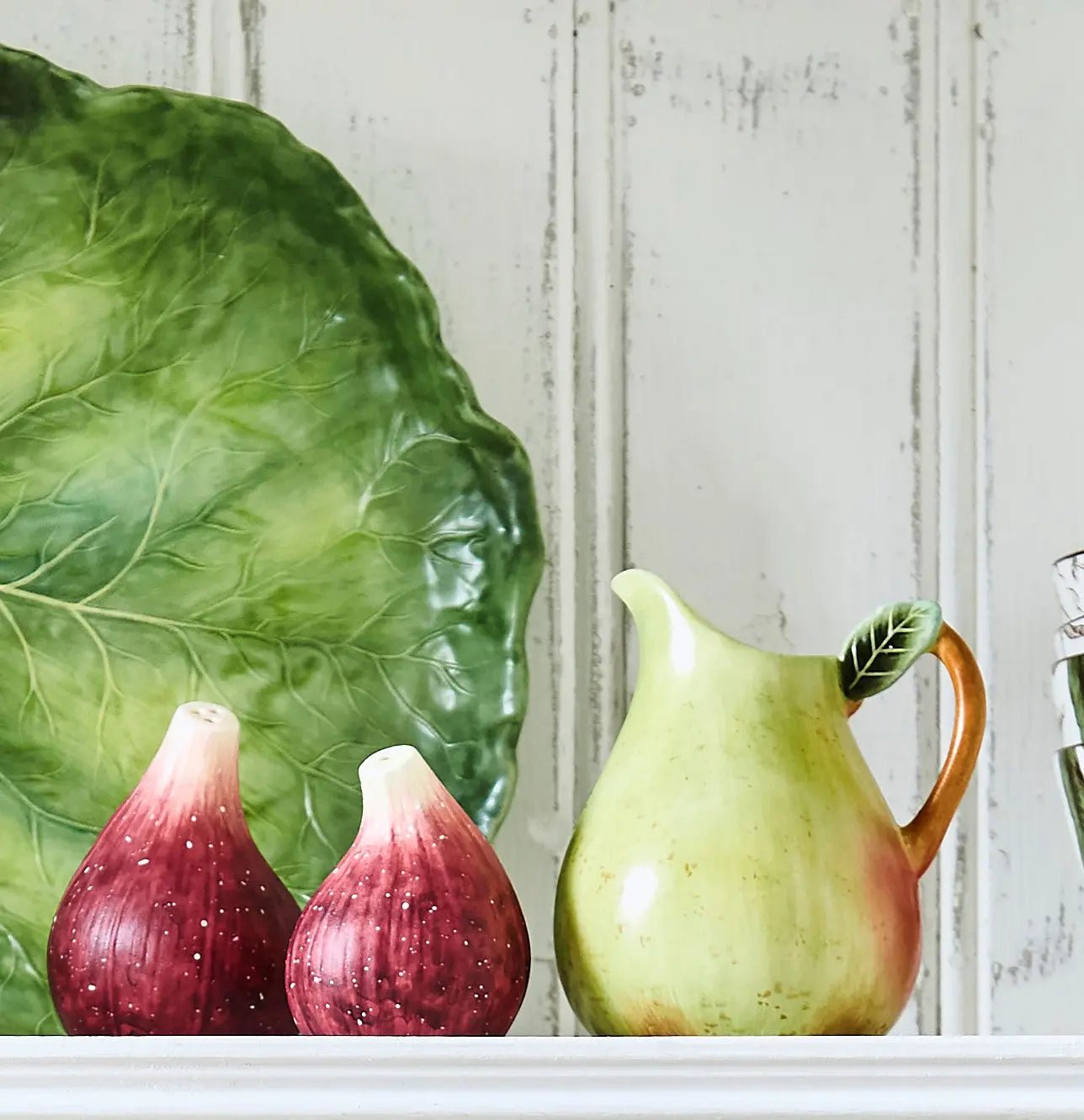 Natures Bounty - Figural Serveware Pear Creamer Portmeirion - Crystal House