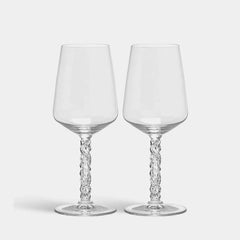 Orrefors Carat Wine Glass Set of 2 – Luxury Crystal Gifts Orrefors - Crystal House