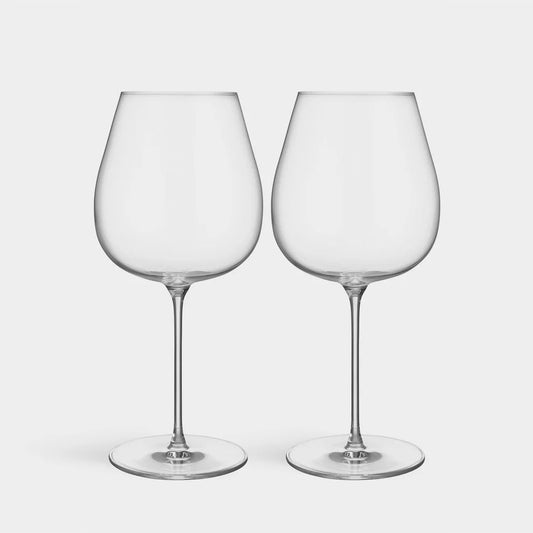 Orrefors Frantzén Red Wine Glass Set of 2 – Luxury Crystal Gifts Orrefors - Crystal House