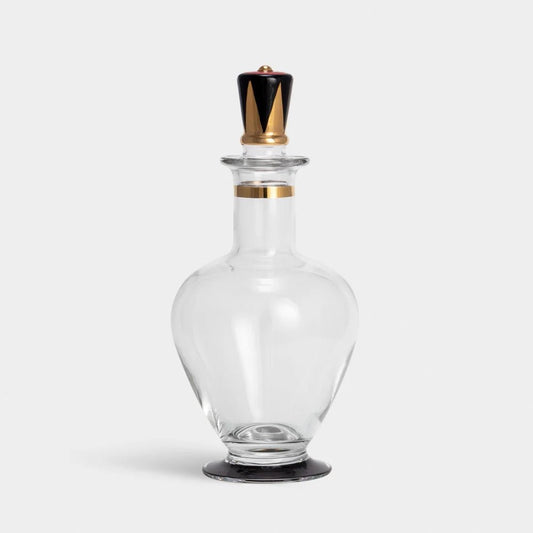 Orrefors Nobel Crystal Decanter Gold Detail Luxury Barware Gifts Orrefors - Crystal House