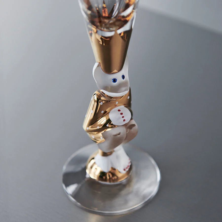 Orrefors Sparkling Devil Gold Glass – Luxury Wedding & Corporate Gift Crystal House - Crystal House