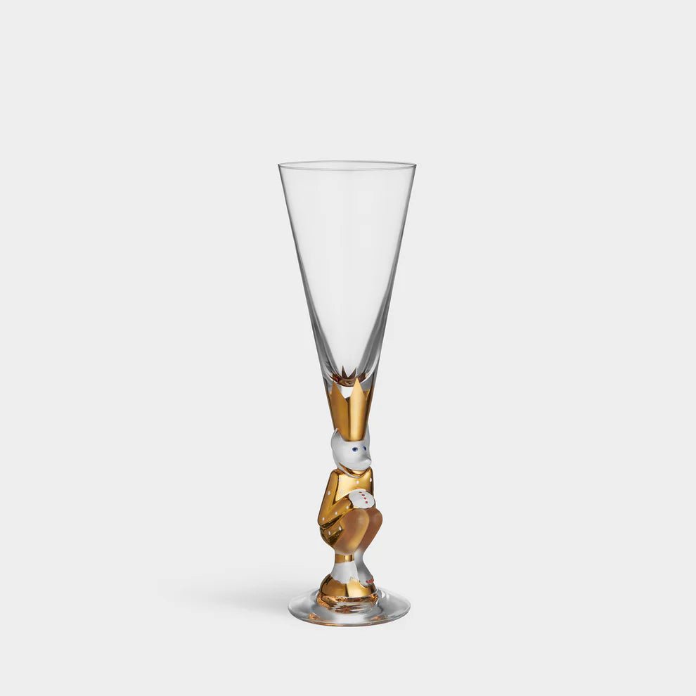Orrefors Sparkling Devil Gold Glass – Luxury Wedding & Corporate Gift Crystal House - Crystal House