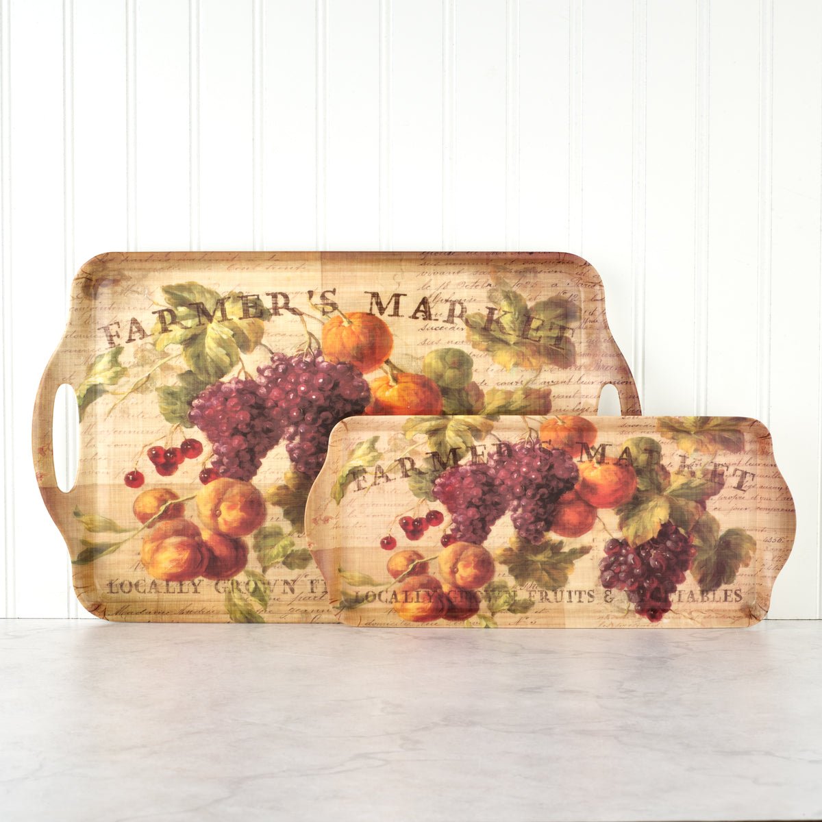 Pimpernel - Abundant Fall Large Melamine Handled Tray Pimpernel - Crystal House