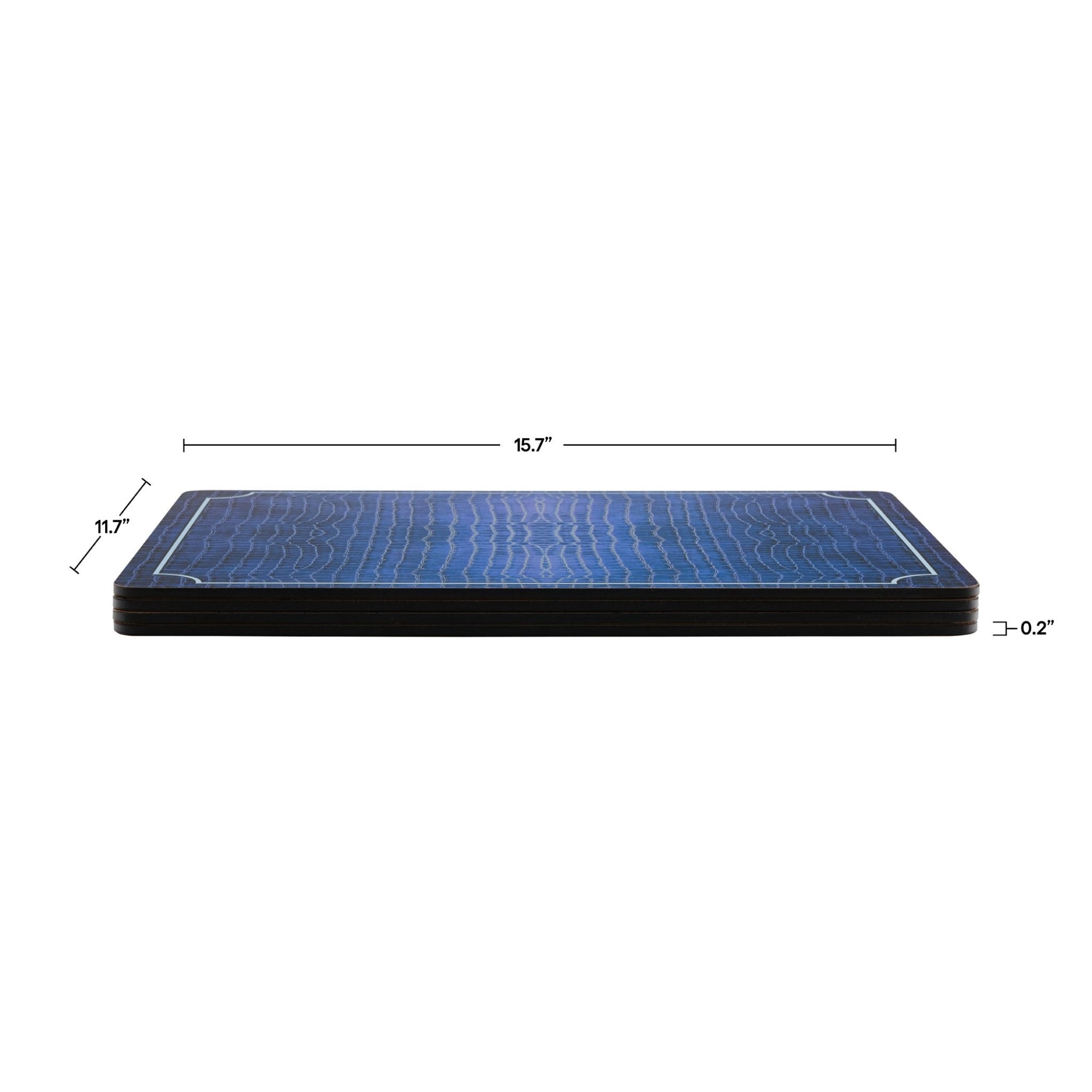 Pimpernel - Blue Croc Leather Placemats Set of 4 Pimpernel - Crystal House