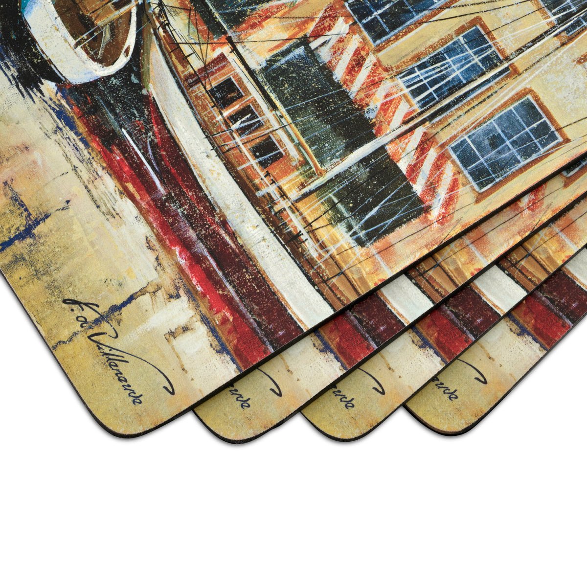 Pimpernel - Boat Scene Large Placemats Set of 4 Pimpernel - Crystal House