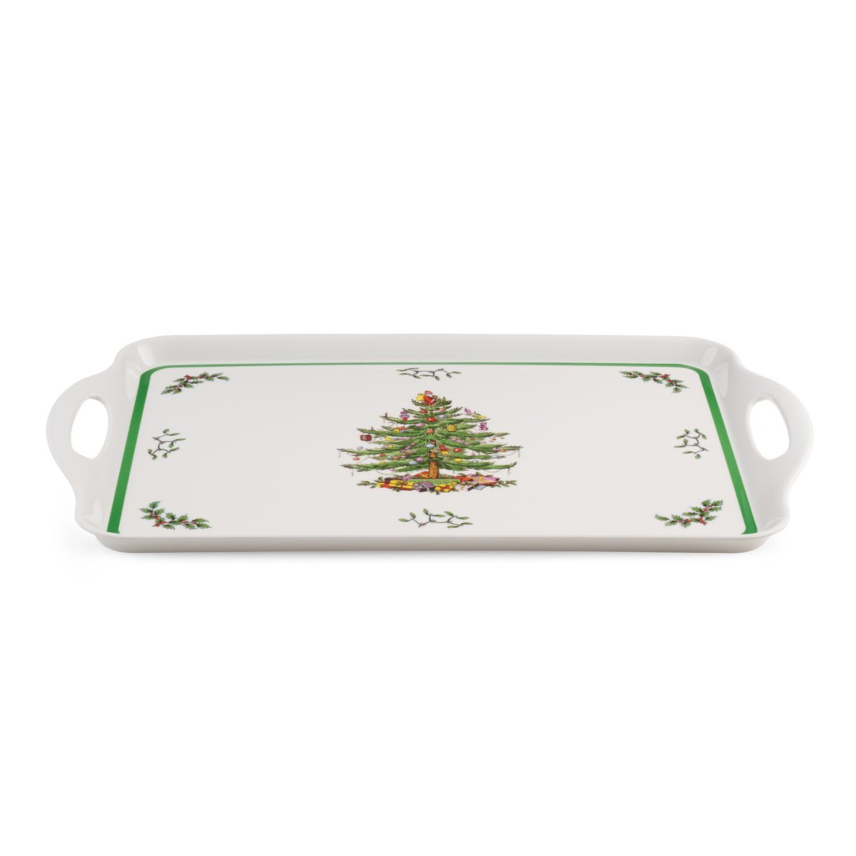 Pimpernel - Christmas Tree Large Melamine Handled Tray Pimpernel - Crystal House