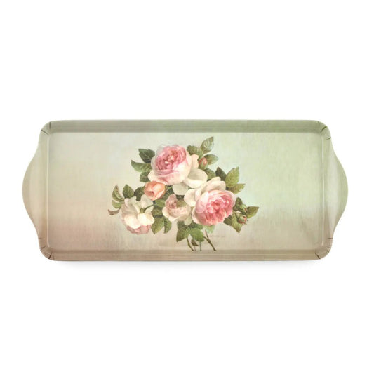 Pimpernel - Placemats / Coasters and Gifts Antique Roses Large Melamine Handled Tray Pimpernel