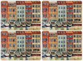 Pimpernel - Placemats / Coasters and Gifts Boat Scene Placemats S/4 Pimpernel