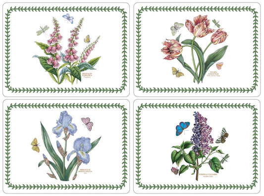 Pimpernel - Placemats / Coasters and Gifts Botanic Garden 4 Motifs Placemats S/4 Pimpernel