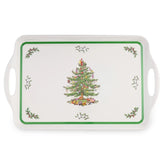 Pimpernel - Placemats / Coasters and Gifts Christmas Tree Large Melamine Handled Tray Pimpernel