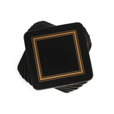 Pimpernel - Placemats / Coasters and Gifts Classic Black Coasters S/6 Pimpernel