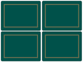 Pimpernel - Placemats / Coasters and Gifts Classic Emerald Placemats S/4 Pimpernel