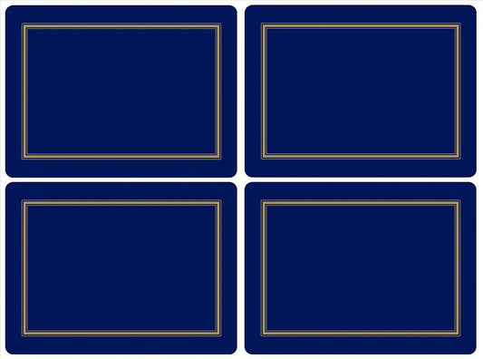 Pimpernel - Placemats / Coasters and Gifts Classic Midnight Blue Placemats S/4 Pimpernel