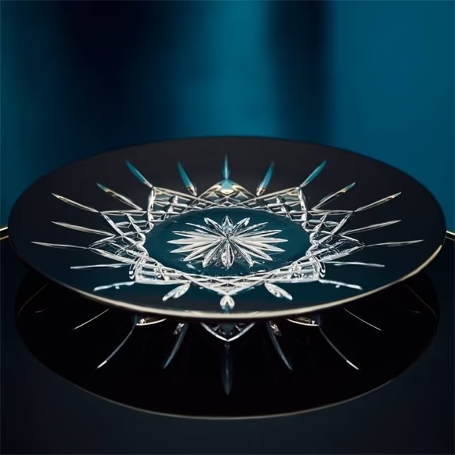 Lismore Black Decorative Plate 12