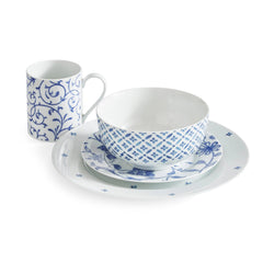 Portmeirion Home 16-PC SET BLUE INDIGO Portmeirion