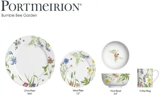 Portmeirion Home 16-PC SET BUMBLE BEE Portmeirion