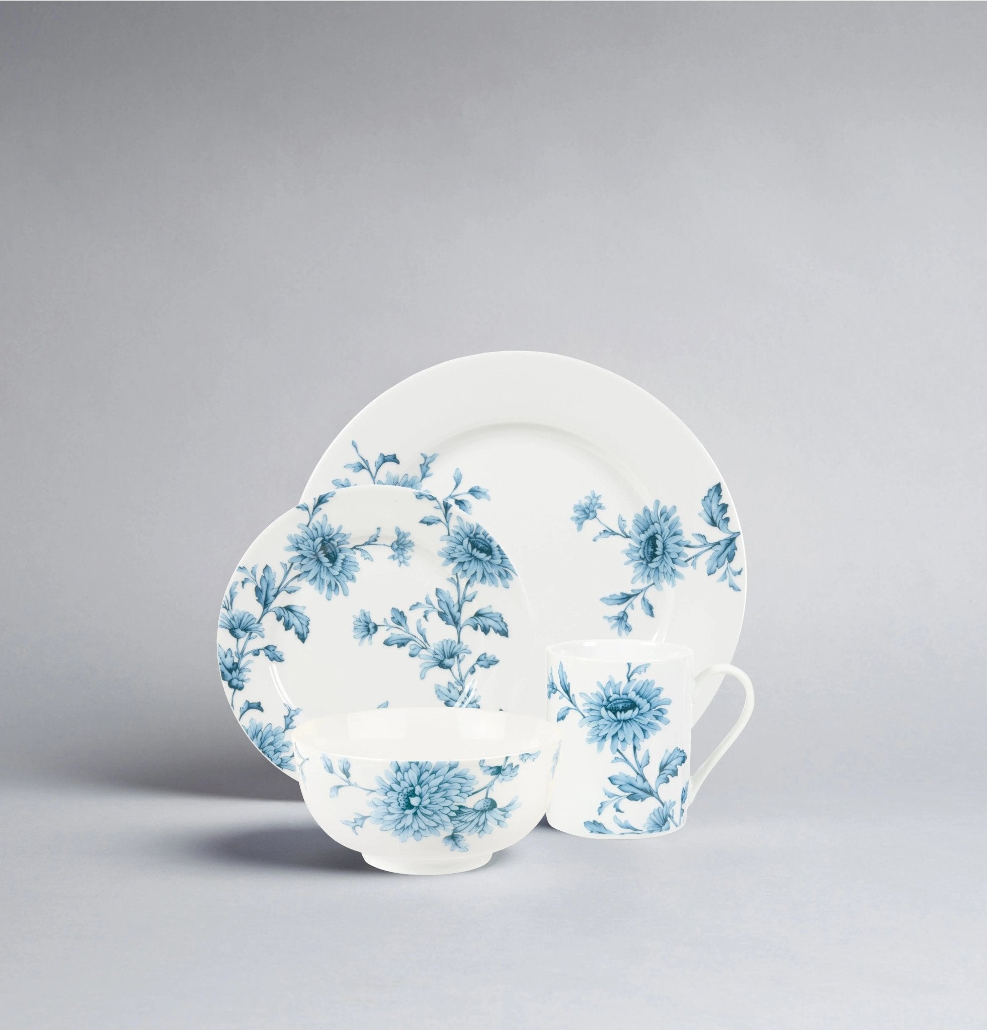 Portmeirion Home 16-PC SET VINTAGE DENIM Portmeirion