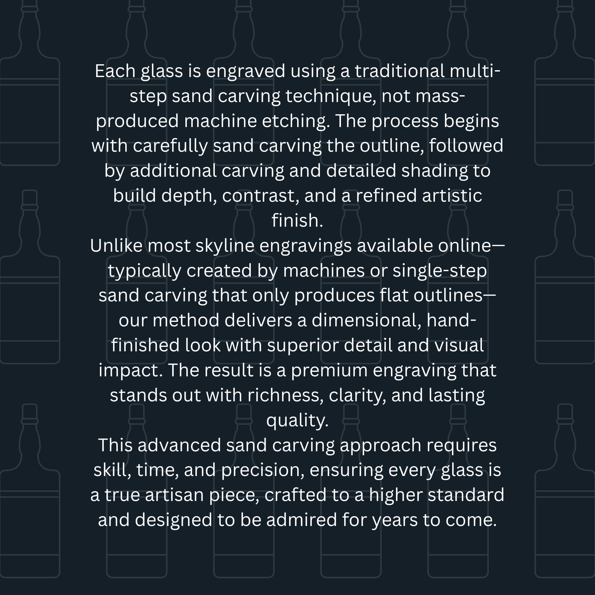 Premium Custom US Navy Gift – Fine Crystal Glass with Deep Sand Carved Engraving Crystal House - Crystal House