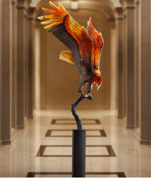 Prestige Eagle by Madeleine van der Knoop 8 ex Daum - Crystal House