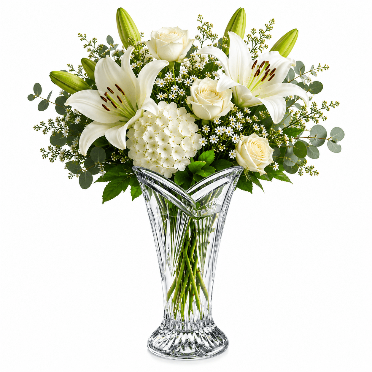 Revival Luxury Crystal Vase Home Decor - Premium Gift Crystal House - Prism - Crystal House