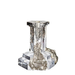 Rocky Baroque Candlestick Glossy Glaze Kosta Boda
