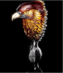 Royal Eagle by Madeleine van der Knoop 375 ex Daum - Crystal House