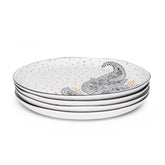 Sara Miller Artisanne Noir Dinner Plate S/4 Portmeirion