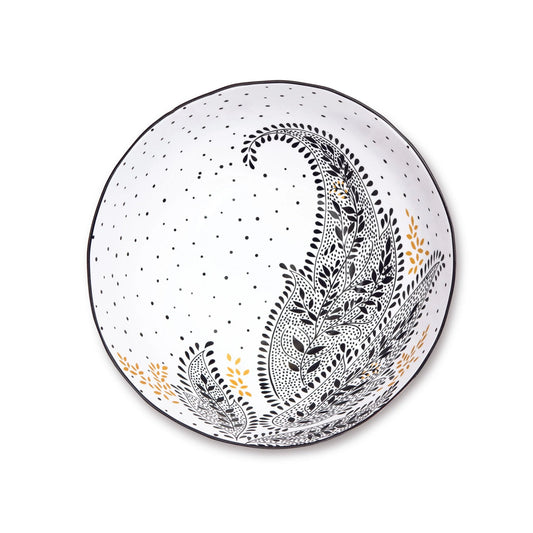 Sara Miller Artisanne Noir Noodle Bowl S/2 Portmeirion