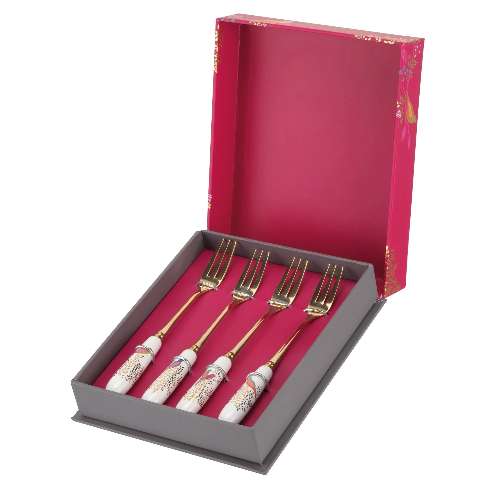 Sara Miller - Chelsea Collection - Cutlery Chelsea Pastry Forks S/4 (Ceramic Handle) Portmeirion