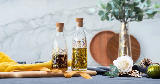 Sara Miller - Chelsea Collection - Glassware OIL & VINEGAR SET Portmeirion