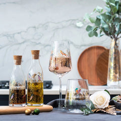 Sara Miller - Chelsea Collection - Glassware OIL & VINEGAR SET Portmeirion