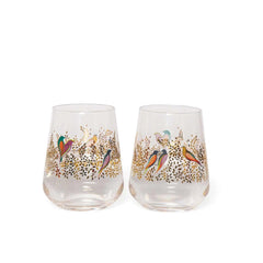 Sara Miller - Chelsea Collection - Glassware TUMBLERS S/2 Portmeirion